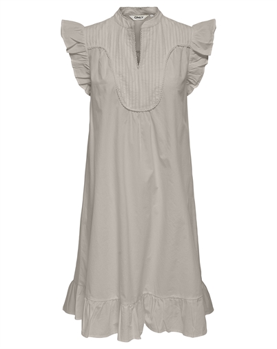 Only - OnlAdda V-neck Kjole - Chateau Gray